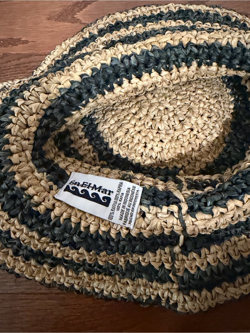Free People En El Mar Bingin Striped Hat - Picture 3 of 3
